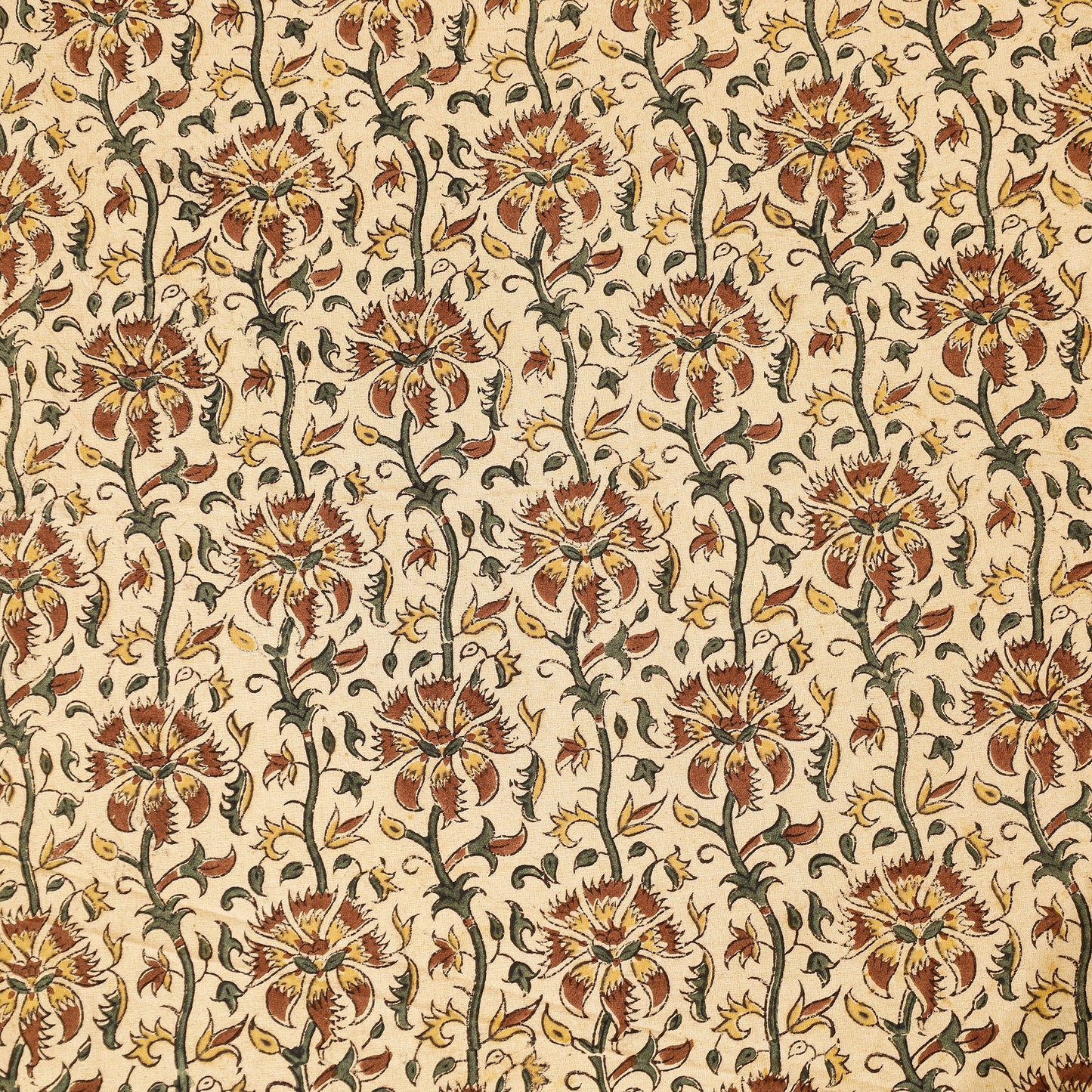  Pedana Kalamkari Block Printing Cotton Double Bed Cover 