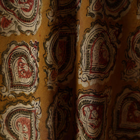 Pedana natural dyed cotton kalamkari fabric 04 - handcrafted