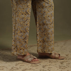 Yellow - pedana natural dyed kalamkari co-ord set 09
