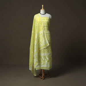 Phulia jamdani silk cotton 2pc unstitched dress material 18