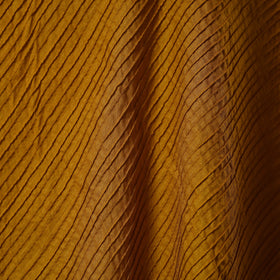 Yellow - pintuck plain cotton fabric 10 - handcrafted