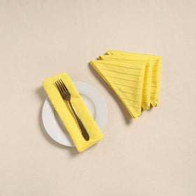 Pintuck plain table napkin (set of 4) 03 - handcrafted