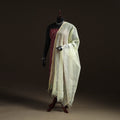 Plain cotton kota doria dupatta 01 - handcrafted