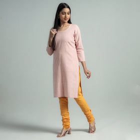 Buy Plain Dyed Cotton Ankle Length Churidar Online at iTokri.com
