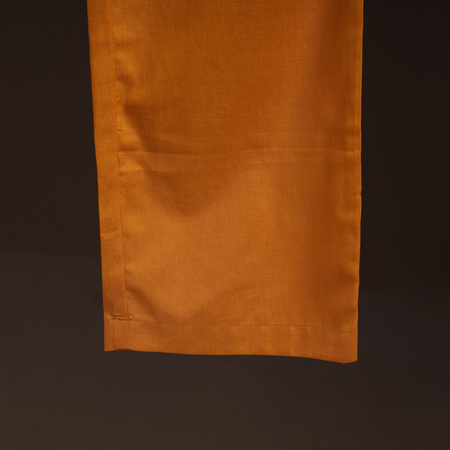 Yellow - plain flex cotton elasticated palazzo 08