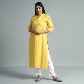 Buy Plain Flex Cotton Kurta for Women