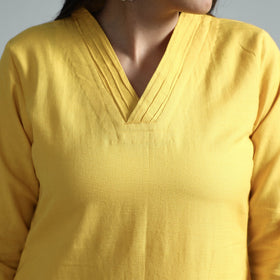 Buy Plain Flex Cotton Kurta for Women