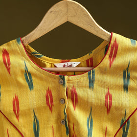 Pochampally ikat cotton readymade blouse 03 - handcrafted