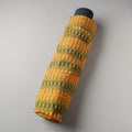 Yellow Pochampally Ikat Cotton Yoga Mat Bag 