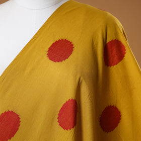 Yellow - prewashed cotton jacquard fabric 02 - handcrafted