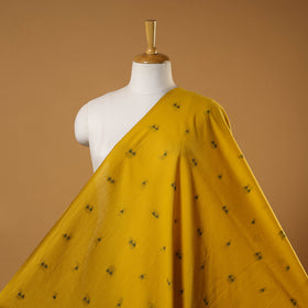 Yellow - prewashed cotton jacquard fabric 06 - handcrafted