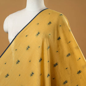 Yellow - prewashed cotton jacquard fabric 07 - handcrafted