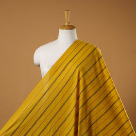 Yellow - prewashed cotton jacquard fabric 09 - handcrafted