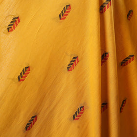 Yellow - prewashed cotton jacquard fabric 10 - handcrafted