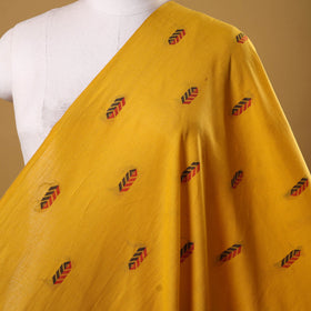 Yellow - prewashed cotton jacquard fabric 10 - handcrafted