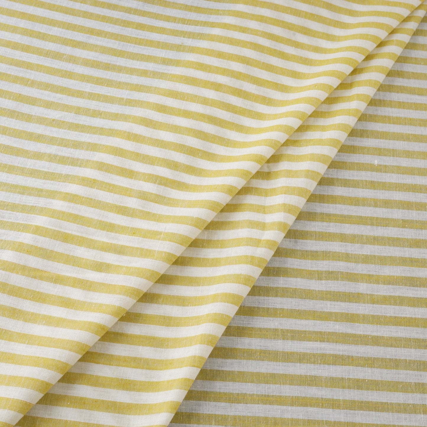 Yellow Prewashed Cotton Jacquard Fabric