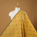 Yellow - prewashed cotton jacquard fabric 11 - handcrafted