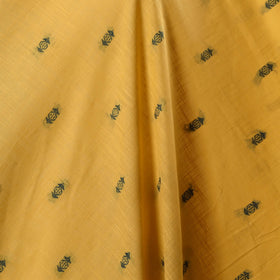 Yellow - prewashed cotton jacquard fabric 11 - handcrafted