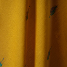 Yellow - prewashed cotton jacquard fabric 14 - handcrafted