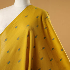 Yellow - prewashed cotton jacquard fabric 14 - handcrafted