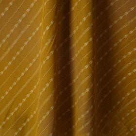 Yellow - prewashed cotton jacquard fabric 14 - handcrafted