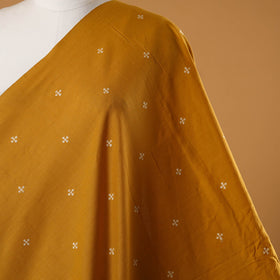 Yellow - prewashed cotton jacquard fabric 15 - handcrafted