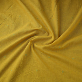 Yellow Prewashed Cotton Jacquard Fabric