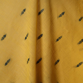 Yellow - prewashed cotton jacquard fabric 19 - handcrafted
