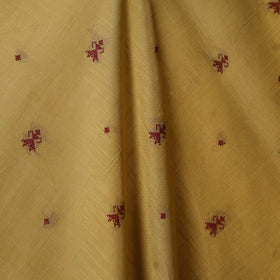 Yellow - prewashed cotton jacquard fabric 21 - handcrafted