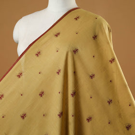 Yellow - prewashed cotton jacquard fabric 21 - handcrafted