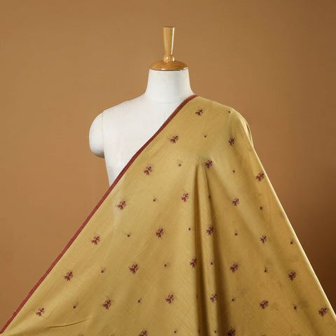 Yellow - prewashed cotton jacquard fabric 21 - handcrafted