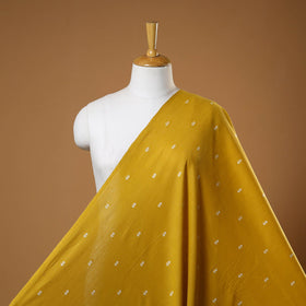 Yellow - prewashed cotton jacquard fabric 23 - handcrafted