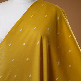 Yellow - prewashed cotton jacquard fabric 23 - handcrafted