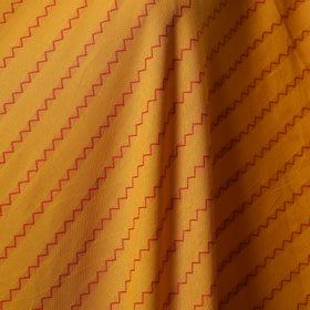 Yellow - prewashed cotton jacquard fabric 24 - handcrafted