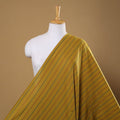 Yellow Prewashed Cotton Jacquard Fabric