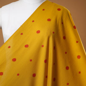 Yellow - prewashed cotton jacquard fabric 41 - handcrafted