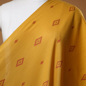 Yellow - prewashed cotton jacquard fabric 51 - handcrafted