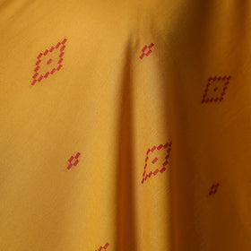 Yellow - prewashed cotton jacquard fabric 51 - handcrafted
