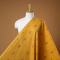 Yellow - prewashed cotton jacquard fabric 51 - handcrafted