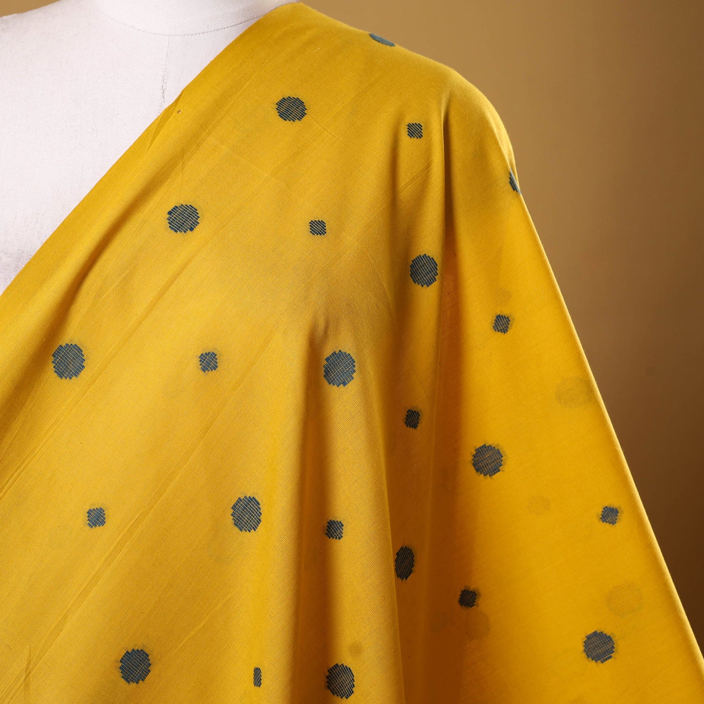 Yellow - prewashed cotton jacquard weave fabric 03