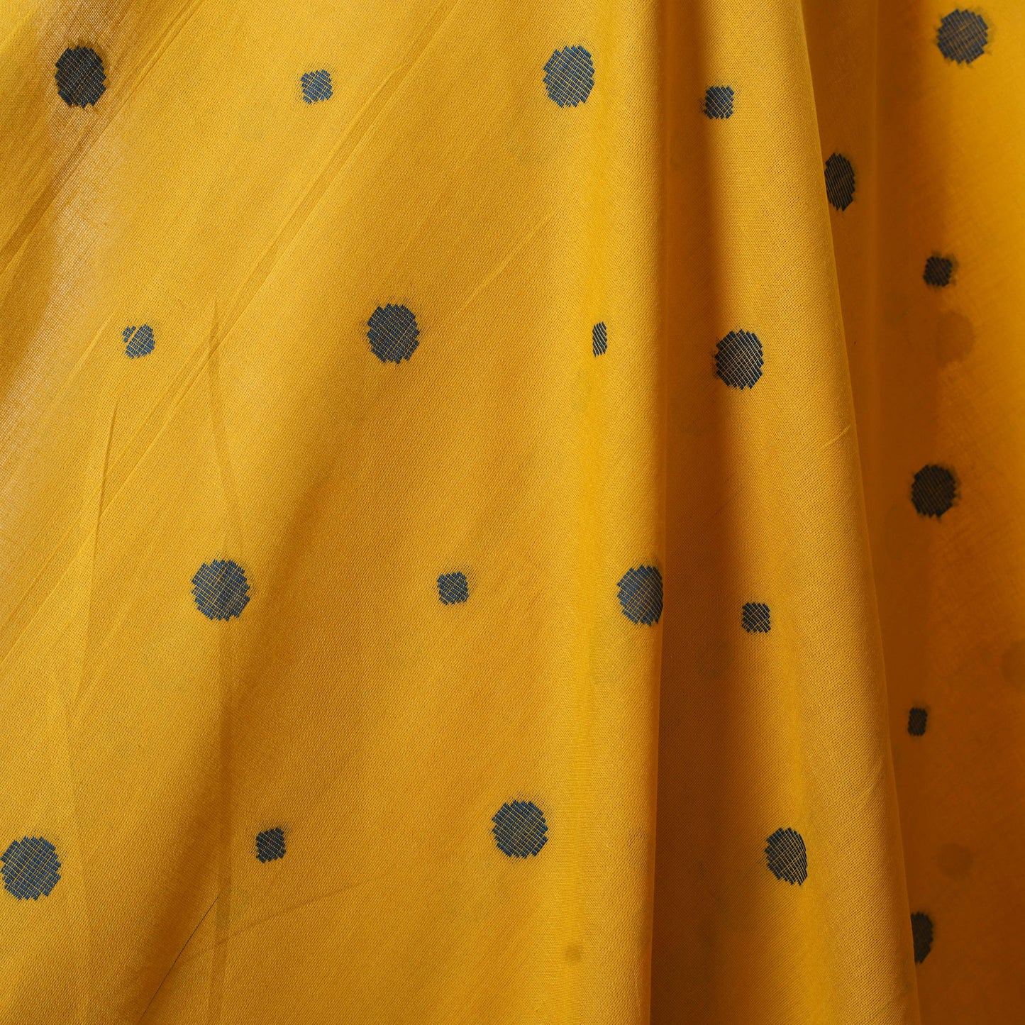 Yellow - prewashed cotton jacquard weave fabric 03
