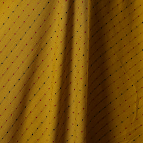 Yellow - prewashed cotton jacquard weave fabric 04
