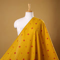 Yellow - prewashed cotton jacquard weave fabric 05