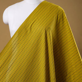 Yellow - prewashed cotton jacquard weave fabric 06