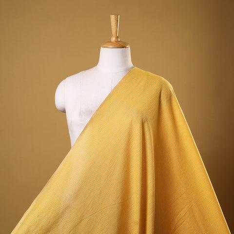 Yellow - prewashed cotton jacquard weave fabric 40