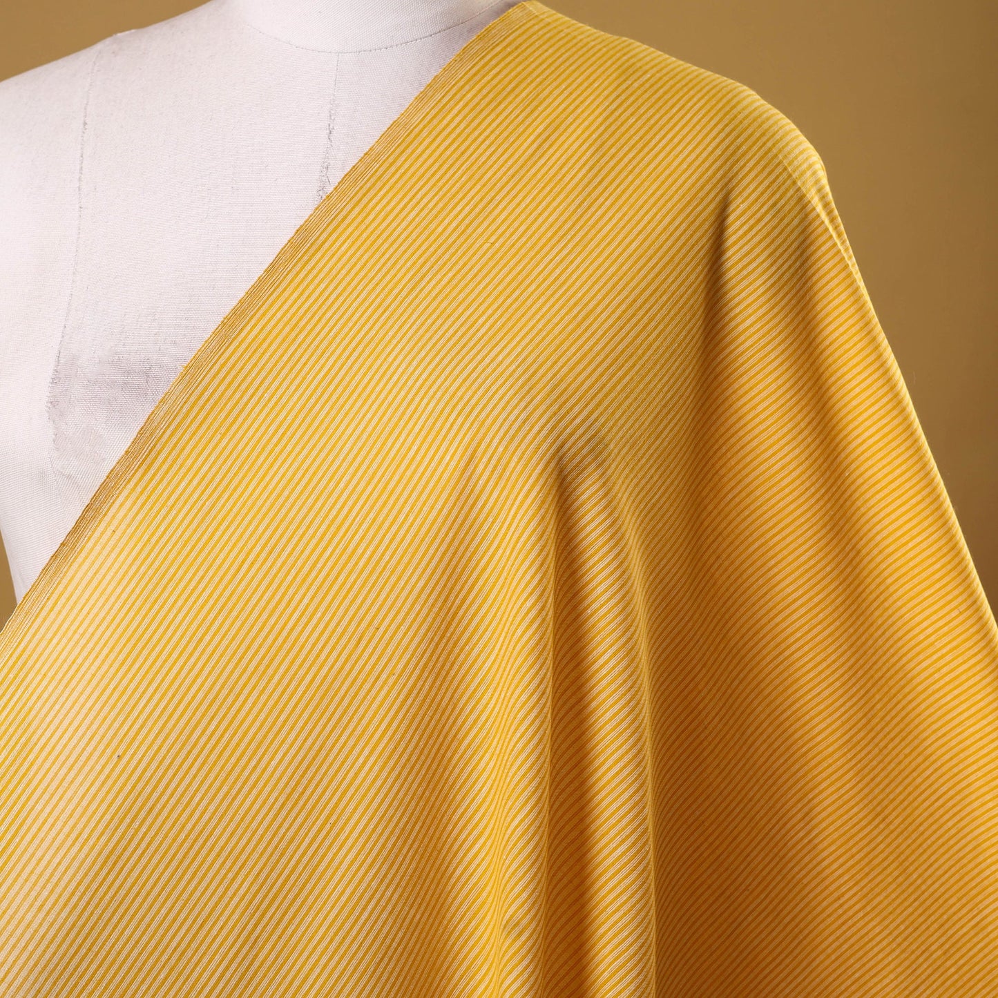 Yellow - prewashed cotton jacquard weave fabric 40