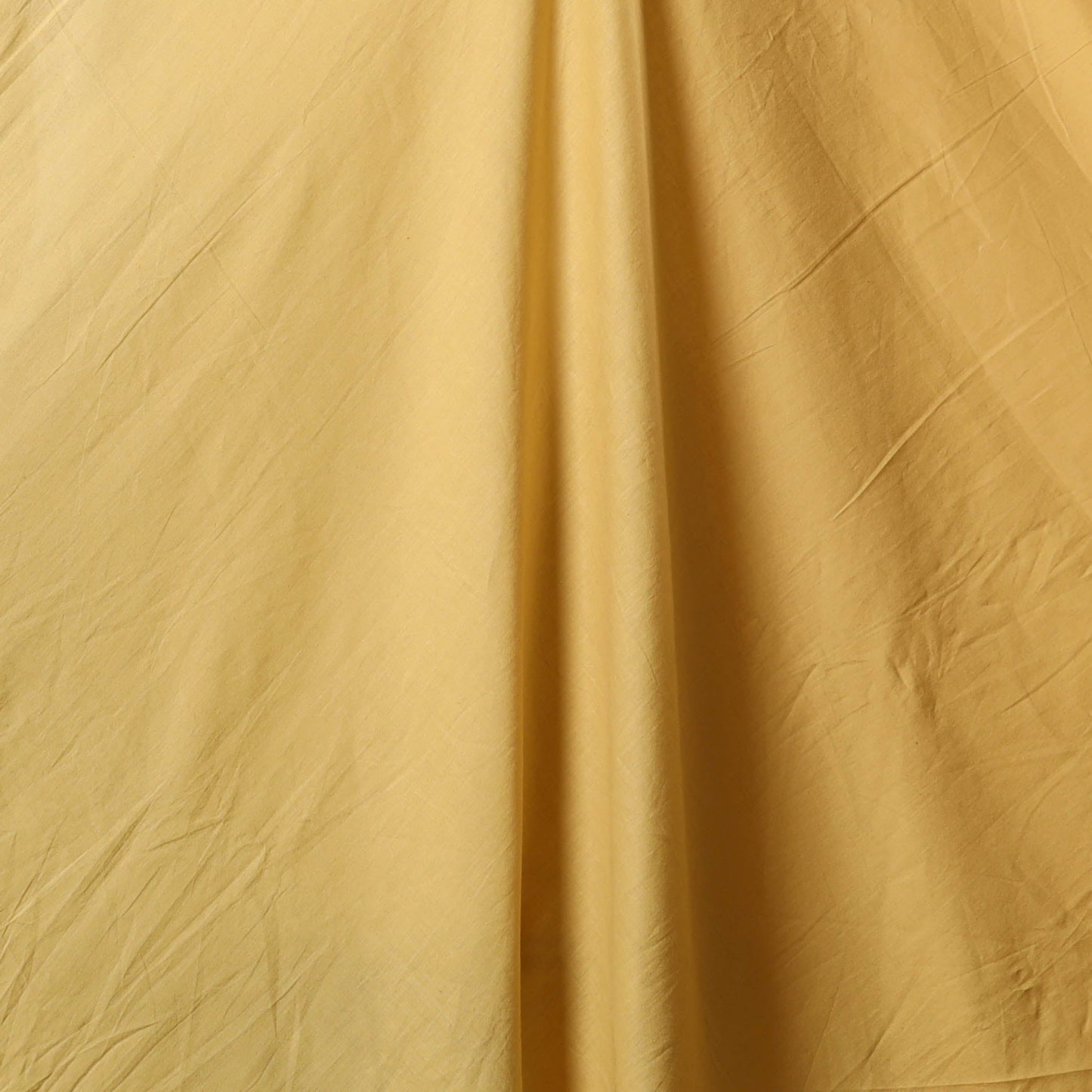 Yellow - prewashed cotton plain fabric 11 - handcrafted