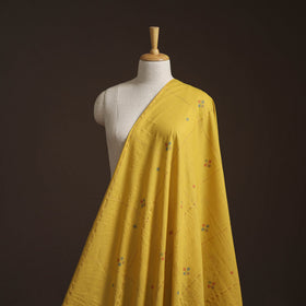 Prewashed cotton zari work jacquard fabric 02 - handcrafted