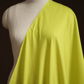 Yellow - prewashed dyed cotton plain fabric 38 - handcrafted