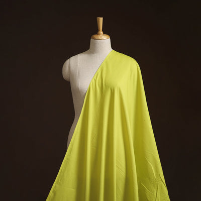 Yellow - prewashed dyed cotton plain fabric 38 - handcrafted
